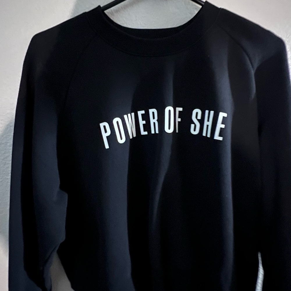 Athleta Black Crew Neck Sweater